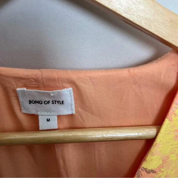 Revolve Song of Style Mariel Dress in Sunset Pink - Picture 6 of 7